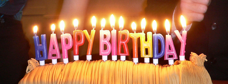 świeczki na tort urodzinowy